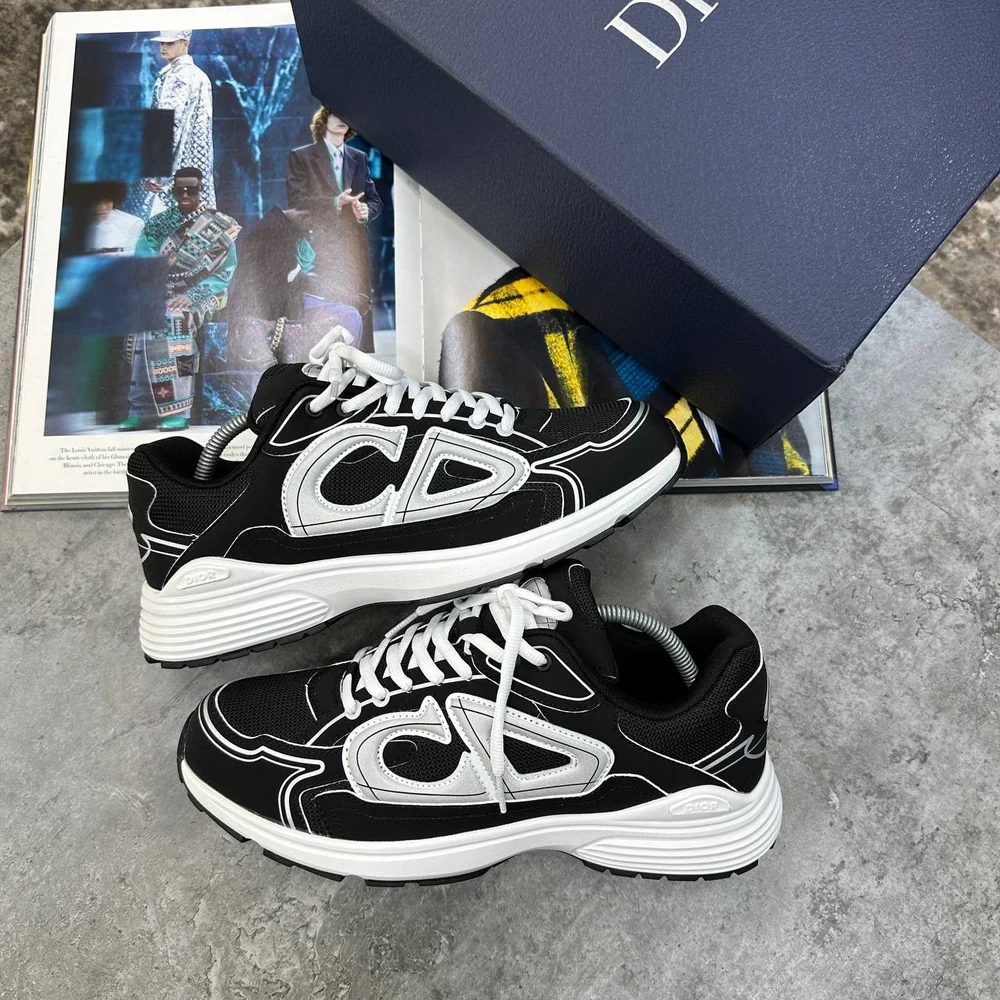 Dior B30 Shoes/Trainers Black/White